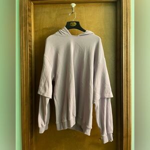 Super soft light purple oversized sweatshirt